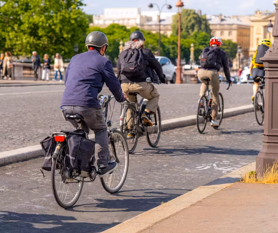 mobilité Vélo sur piste cyclable