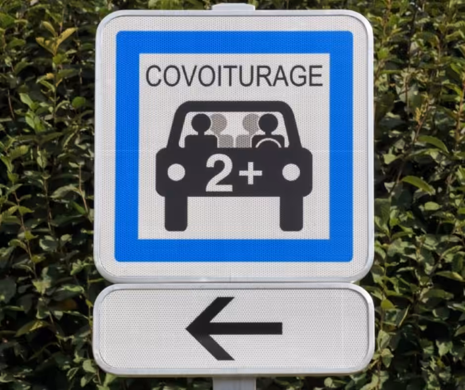 panneau de covoiturage