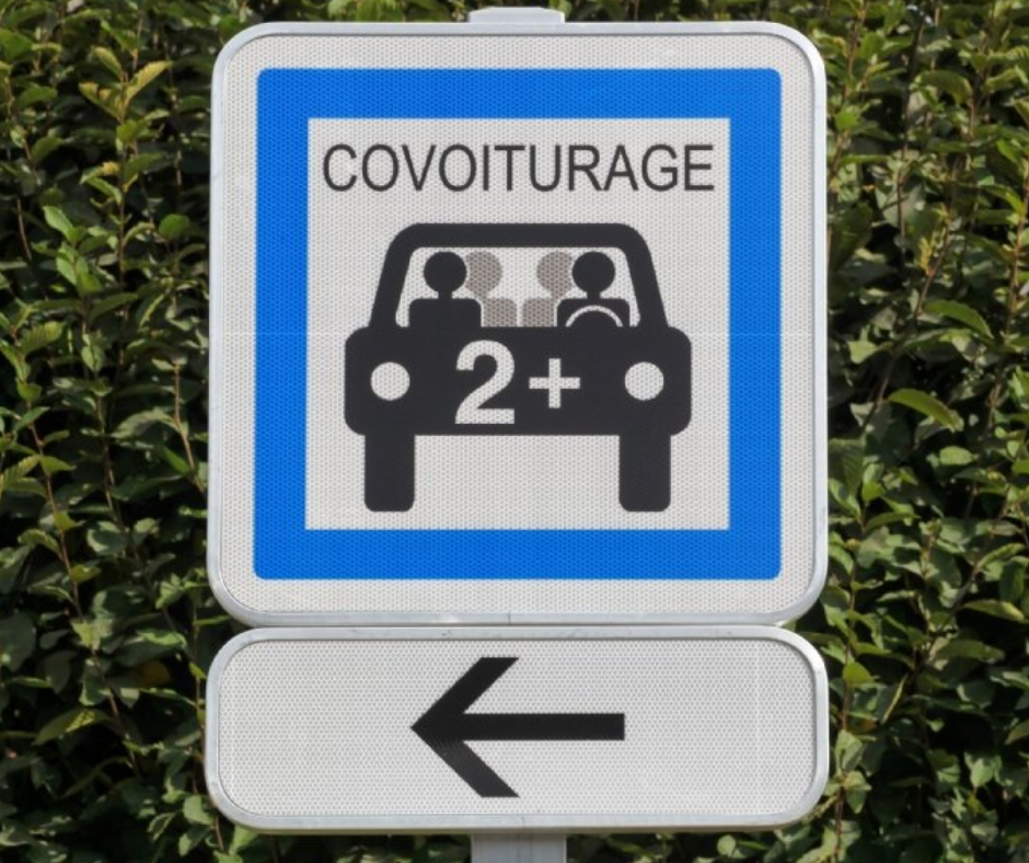 panneau de covoiturage