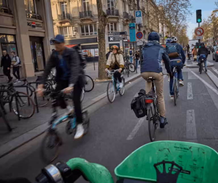 vélos et cyclistes