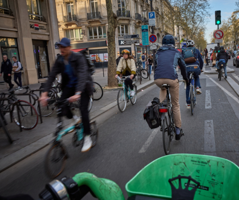 vélos et cyclistes