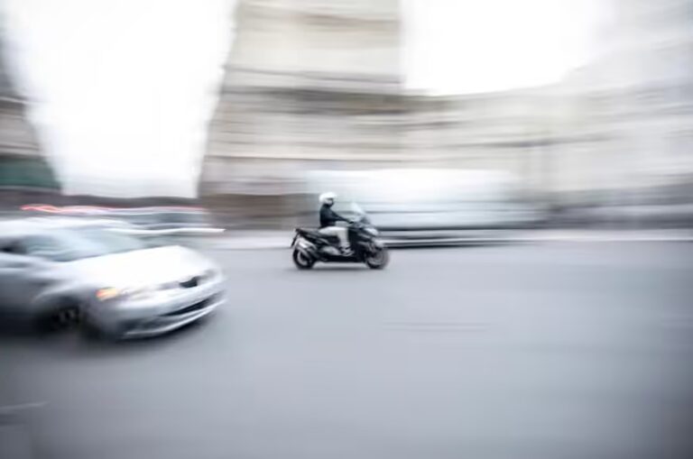 Scooter en ville