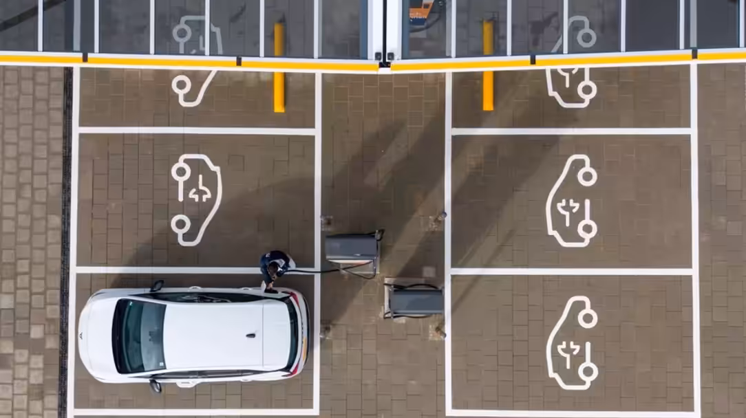 parking de voiture électrique