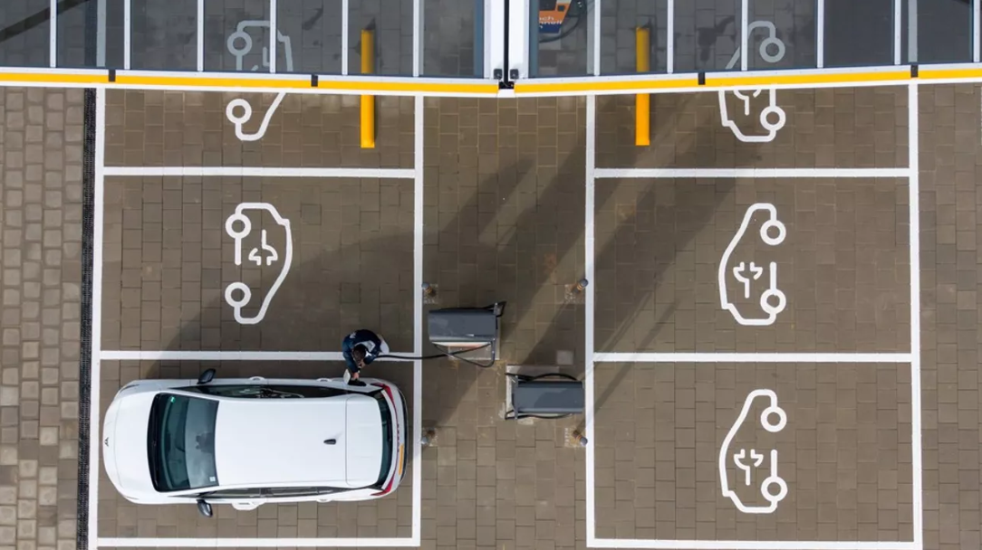 parking de voiture électrique