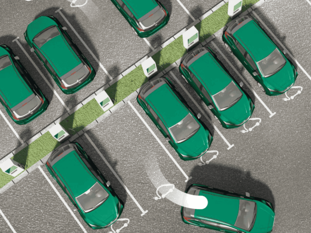 des voitures sur un parking