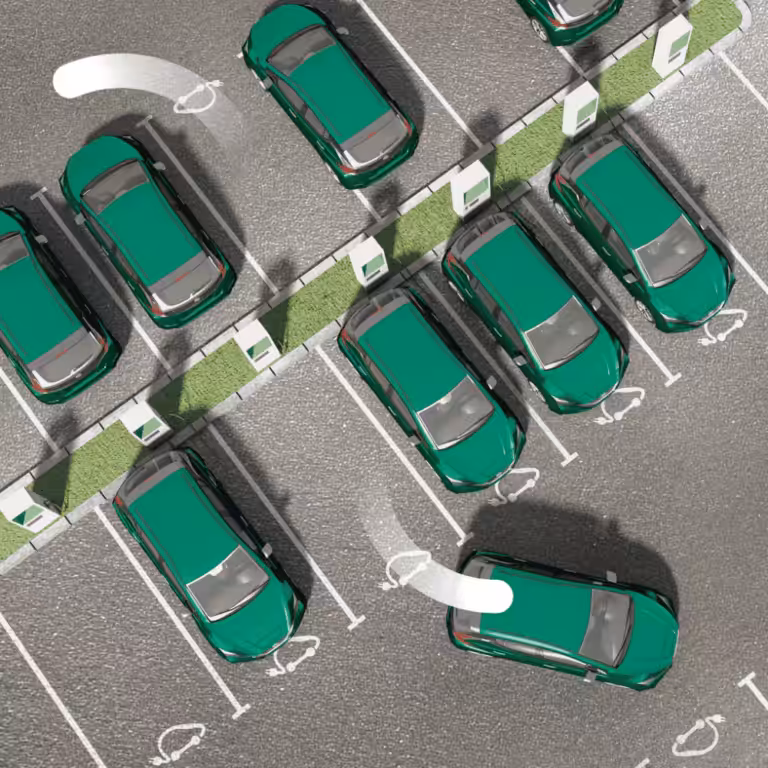 des voitures sur un parking