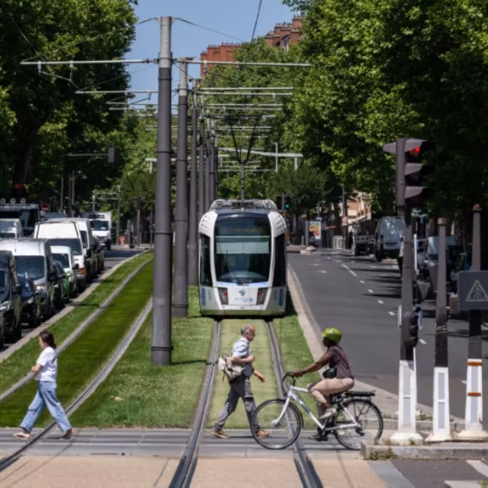 vélo dans une ville 