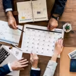 calendrier avec des marronniers