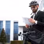 un homme qui lit la réglementation