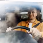rentrée d'un automobiliste